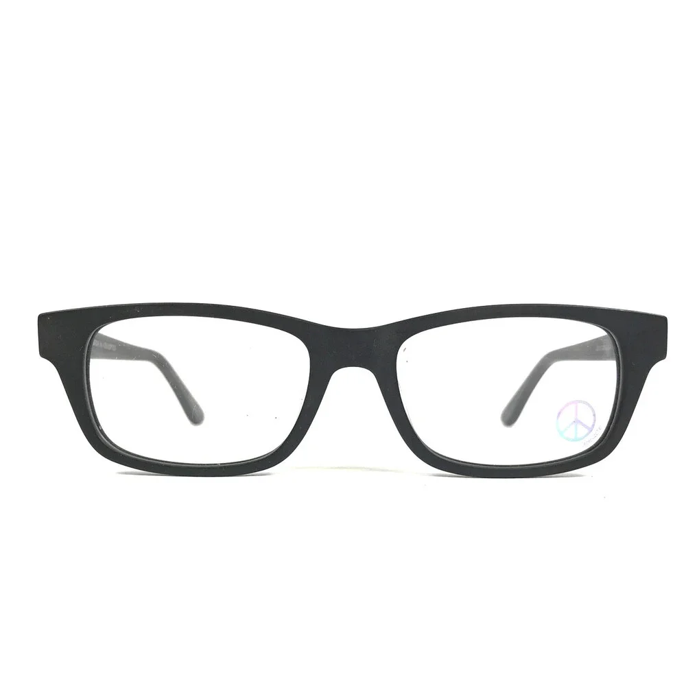 I-Dealoptics Eyeglasses Frames BRISK BLACK Matte Black Gray 50-17-138